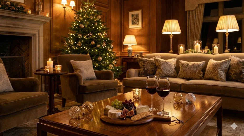 2025 크리스마스 캐롤과 어울리는 홈파티 분위기