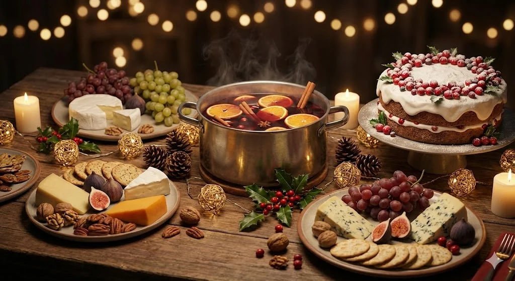 크리스마스 홈파티 준비 음식과 플레이팅